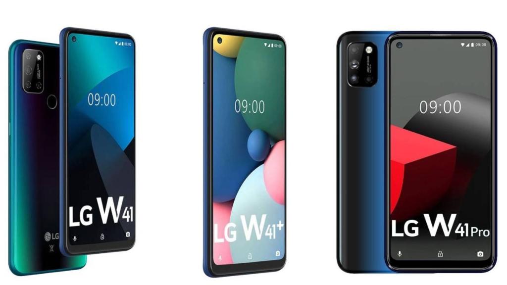 Nuevos LG W41, W41+ y W41 Pro: la gama de entrada se renueva