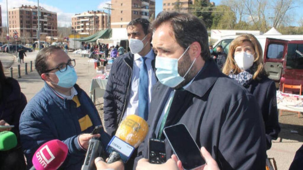 Paco Núñez, presidente del PP de Castilla-La Mancha, este martes en Cuenca