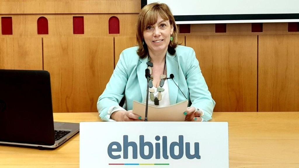 Miren Larrion, exportavoz de EH Bildu en el Ayuntamiento de Vitoria.