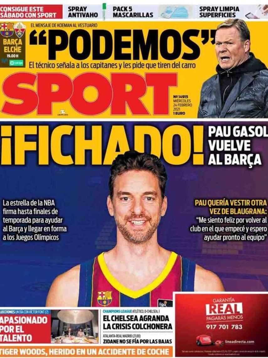 Portada SPORT