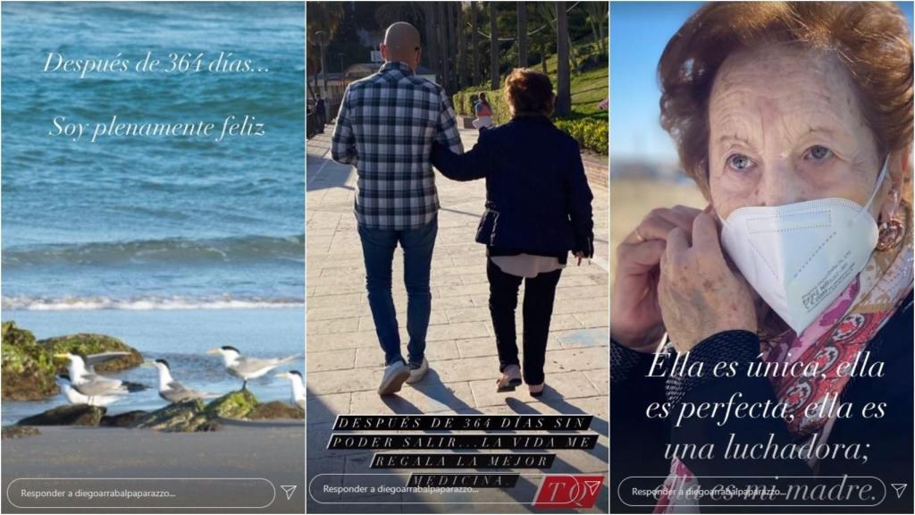 Diego Arrabal dedica un emotivo mensaje a su madre en redes sociales.