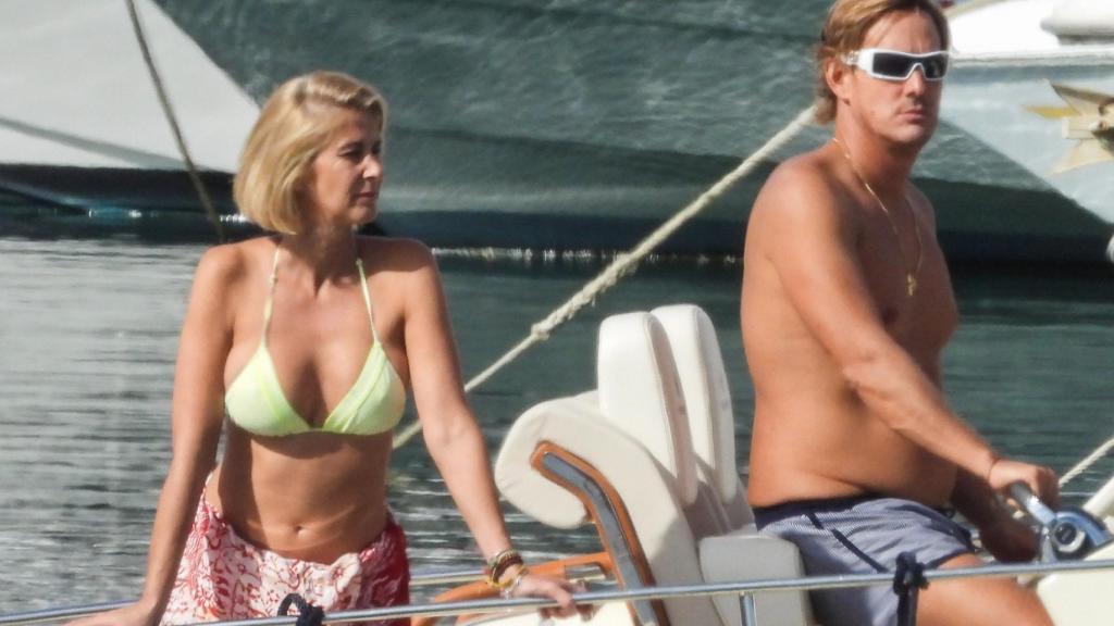 Carmen Janeiro y Luis Masaveu en unas vacaciones en Marbella.