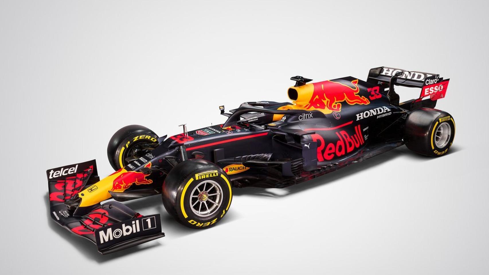 Así es el RB16B, el Red Bull de Max Verstappen y Sergio 'Checo' Pérez para la temporada 2021