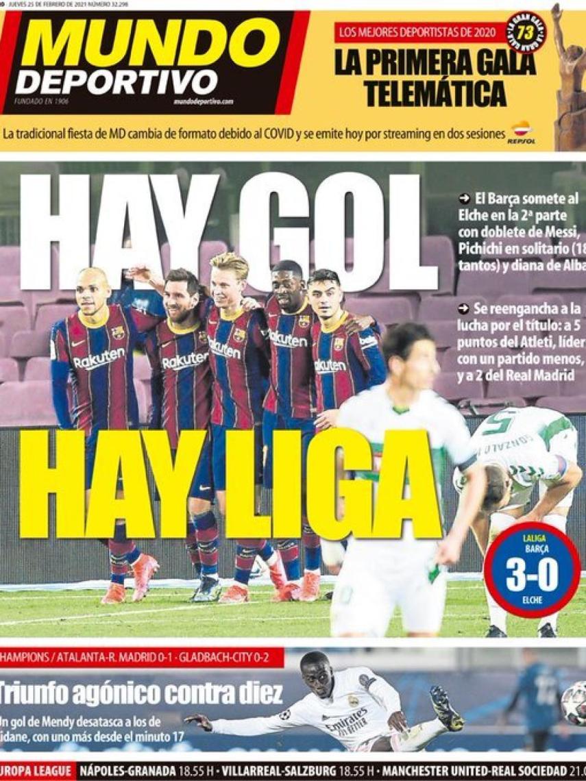 Portada Mundo Deportivo
