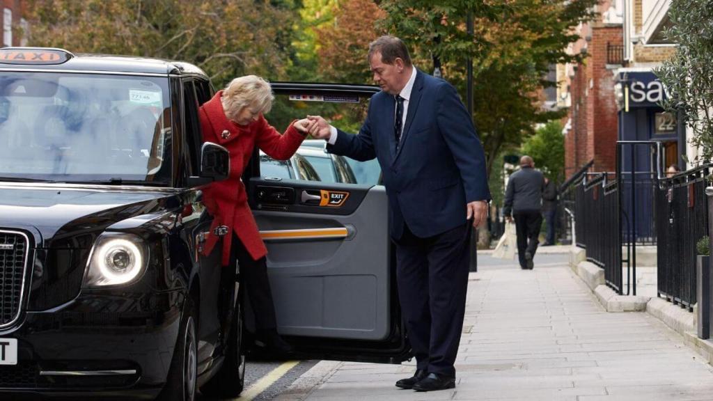 Una paciente a la llegada al hospital.