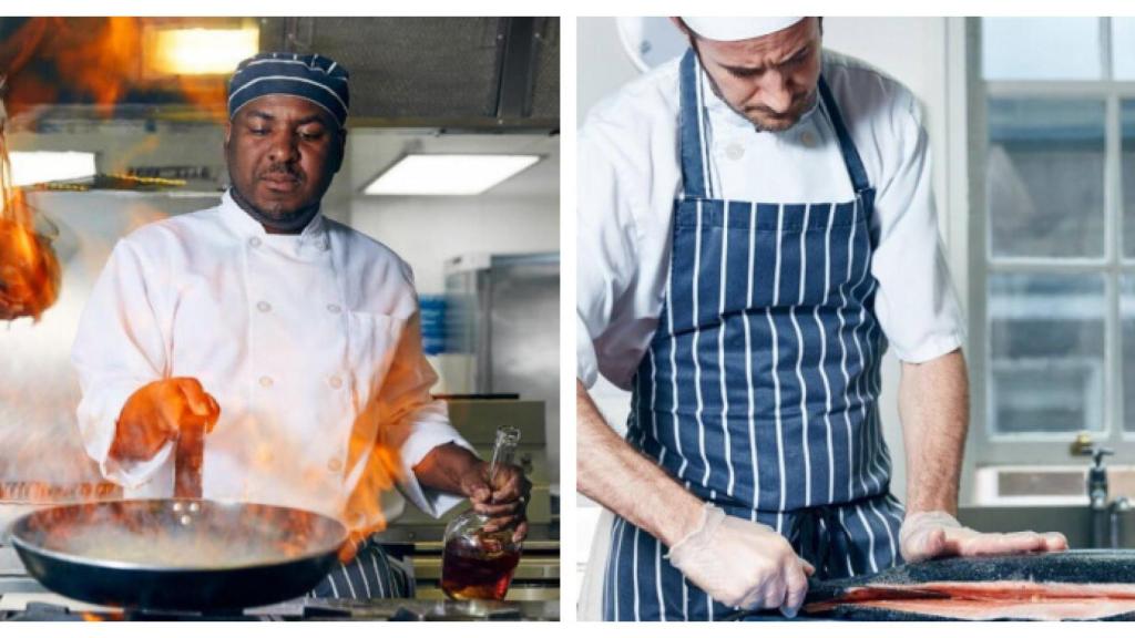 Los prestigiosos chefs del hospital King Edward VII.