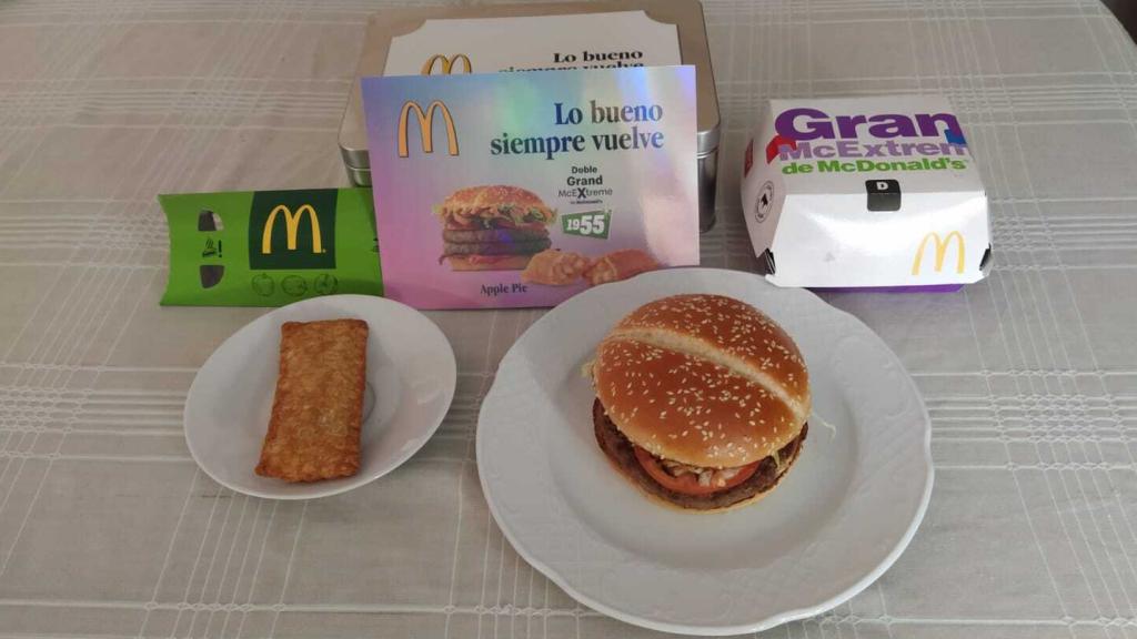 Los productos que McDonald's España ha empezado a vender en sus restaurantes.