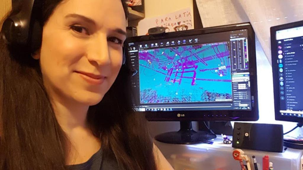 Un selfie de Tatiana Delgado durante la cuarentena