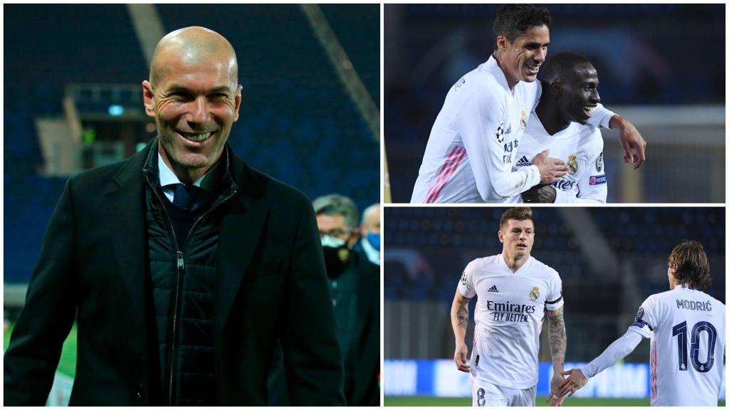 El Real Madrid y su victoria contra el Atalante, en un collage