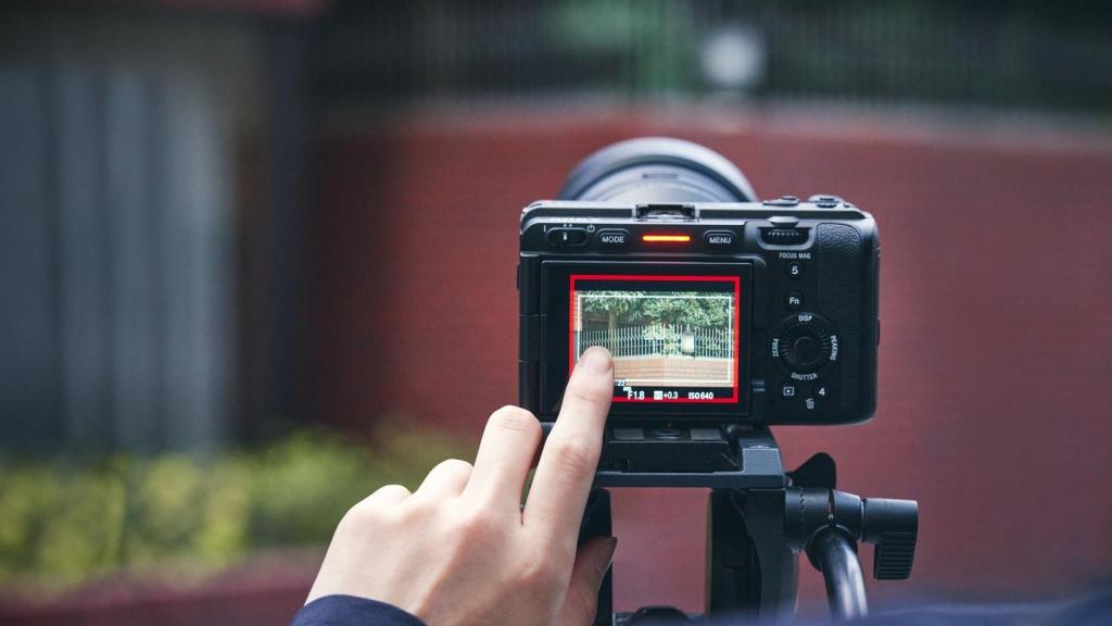 Pantalla táctil de la Sony FX3