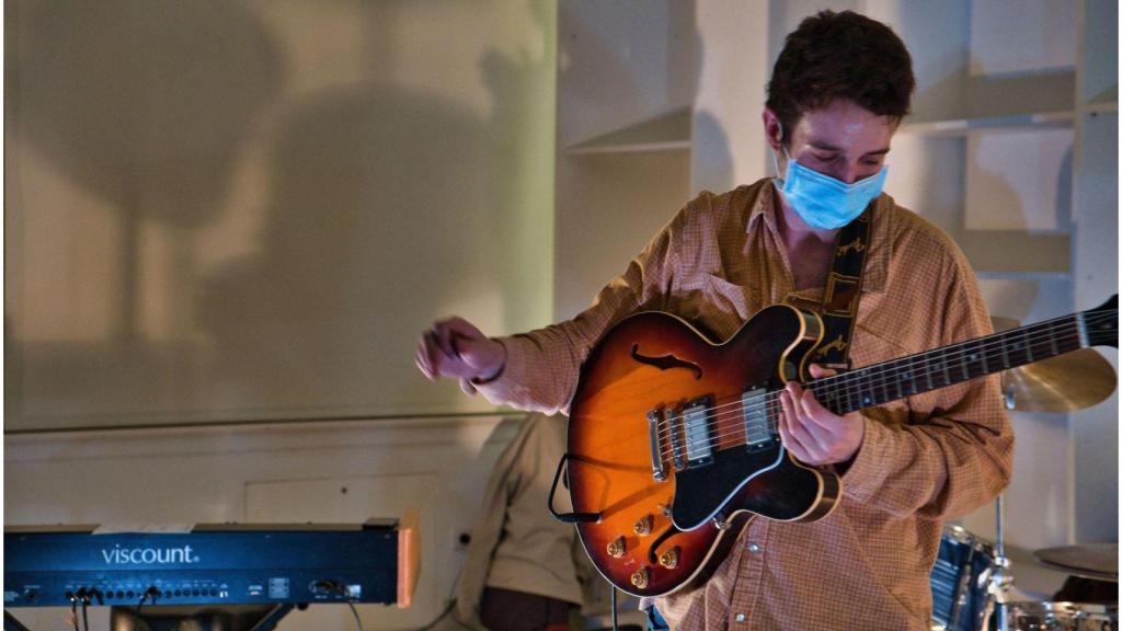 Daniel Casares en la Sala Normal de A Coruña.