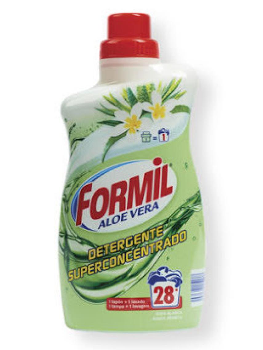 Detergente superconcentrado Aloe Vera de Formil, la marca blanca de Lidl.
