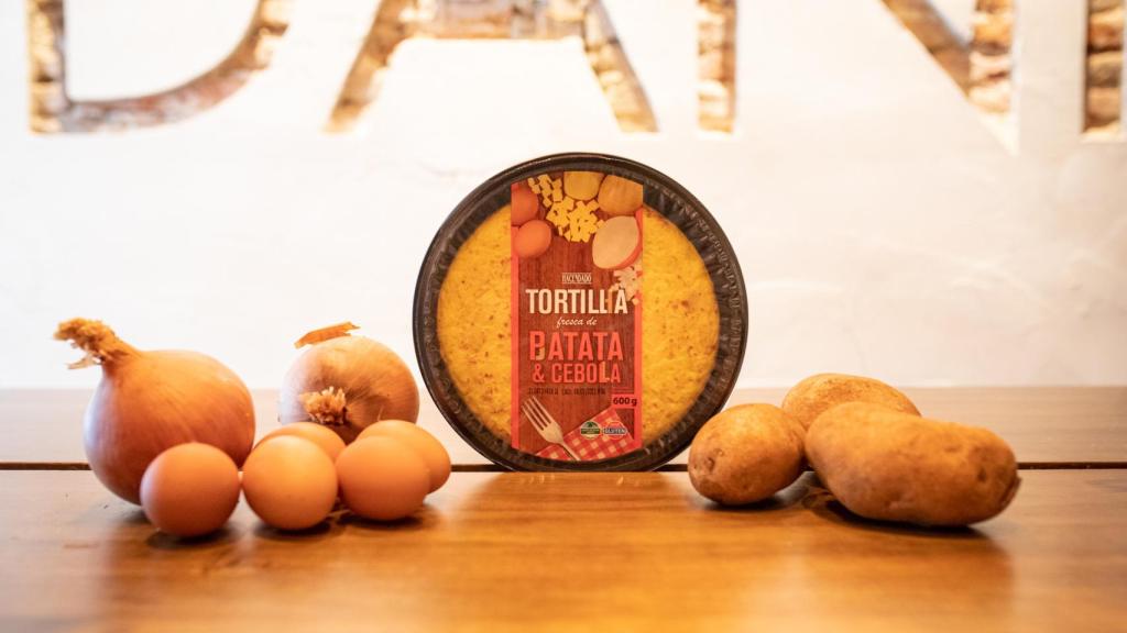 La tortilla de patata de Hacendado, la marca blanca de Mercadona.