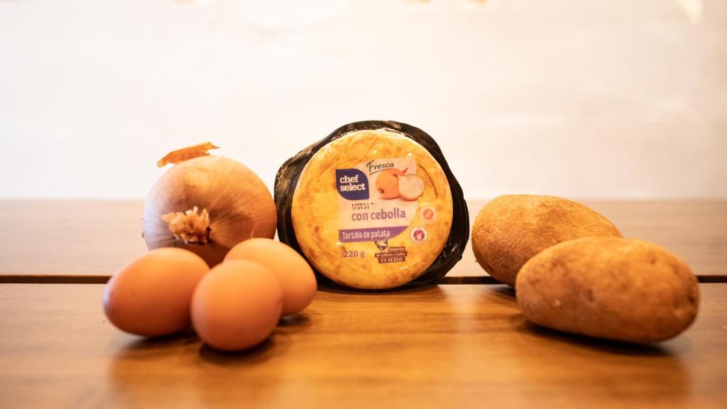 La tortilla de patata de Chef Select, la gama de platos precocinados de Lidl.