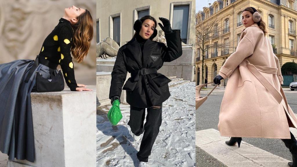 Alexandra Pereira conquista las calles parisinas con sus últimos 'looks'.