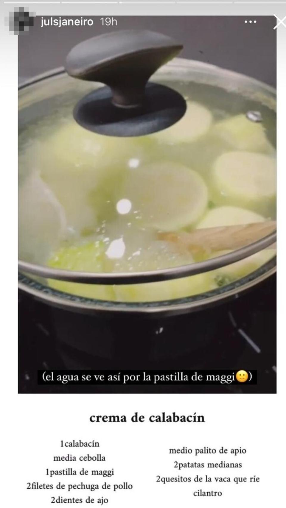 Julia Janeiro ha compartido el paso a paso de la receta.