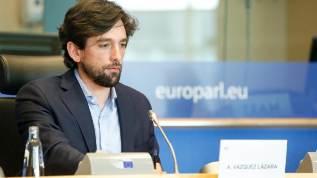 El presidente del comité de Asuntos Jurídicos y eurodiputado de Ciudadanos, Adrián Vázquez.