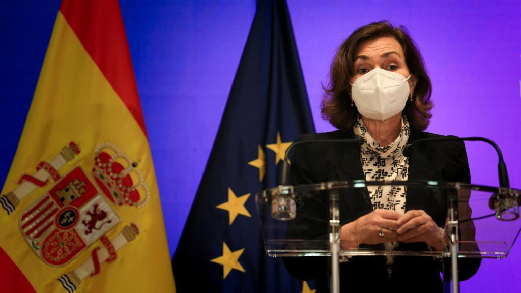 Carmen Calvo, vicepresidenta primera del Gobierno.