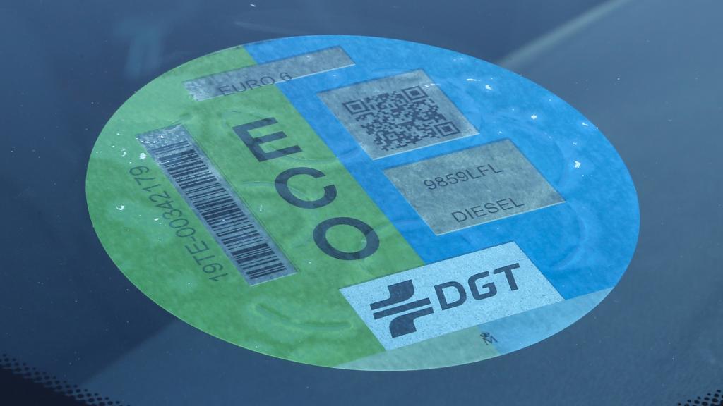 Etiqueta ECO de la DGT.