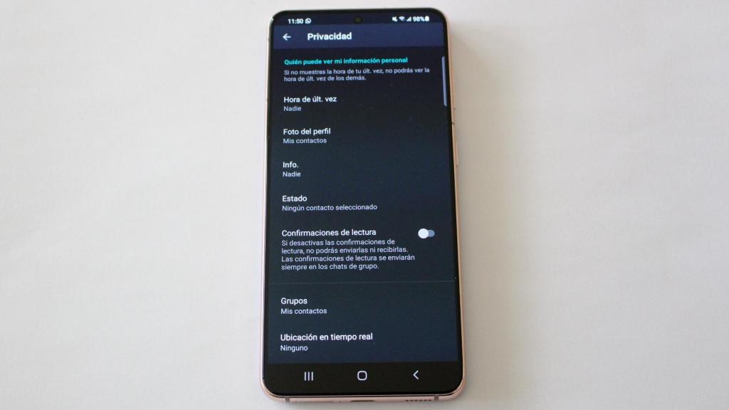 WhatsApp cuenta con varias opciones de privacidad.