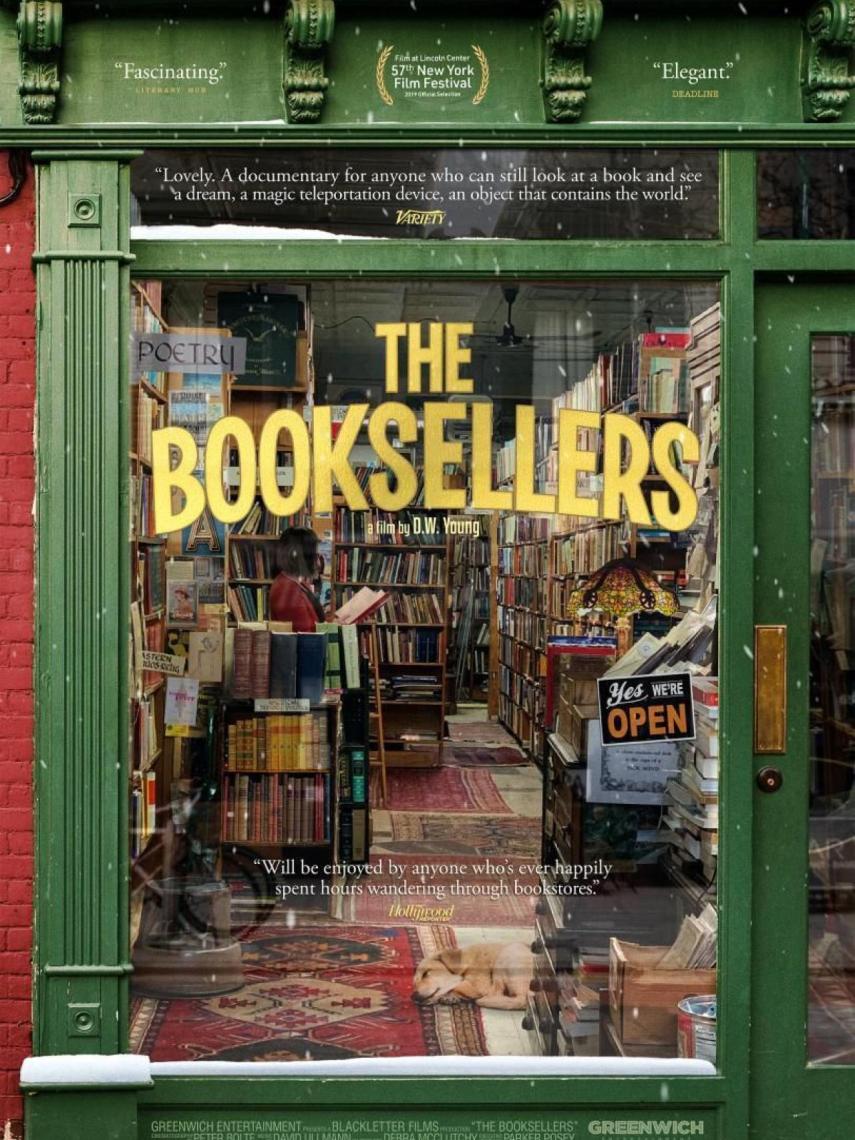 ¿Es el cartel de una película o una librería?