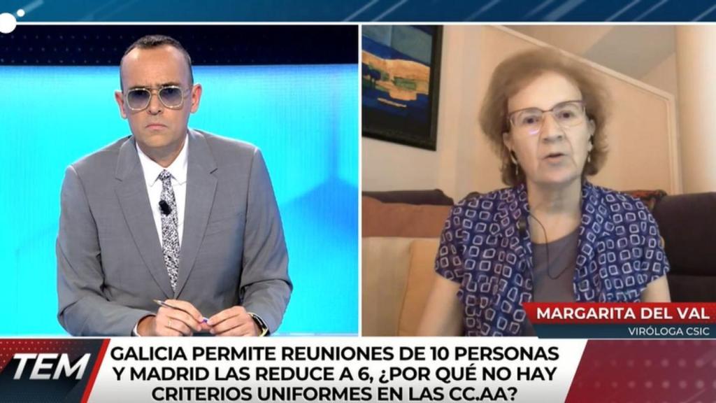 Margarita del Val, en el programa de Risto Mejide.