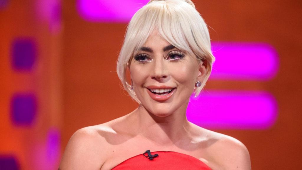 Lady Gaga, durante una filmación en la BBC.
