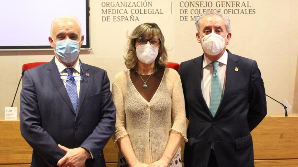 Enrique Guilabert, Rosa Arroyo Castillo y Tomás Cobo.