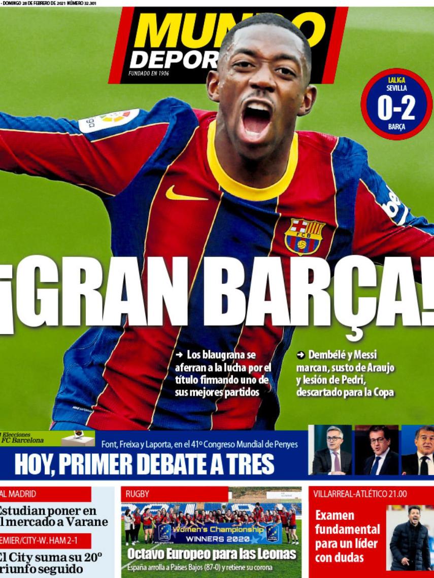 Portada Mundo Deportivo