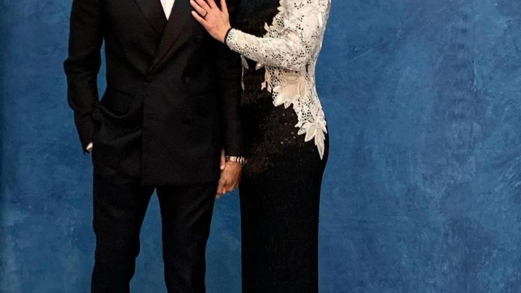 Zamorano junto a María Casado en los Premios Goya 2020.