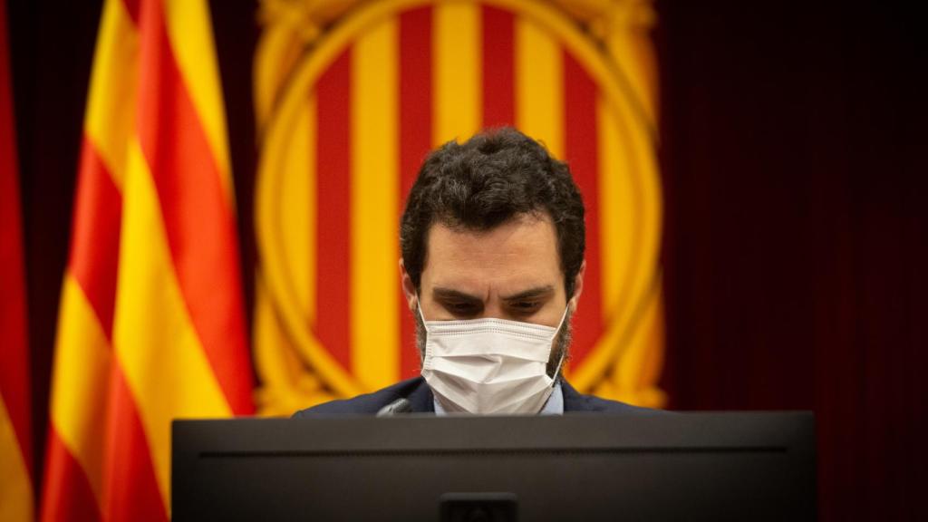 Roger Torrent, presidente del Parlament de Cataluña.
