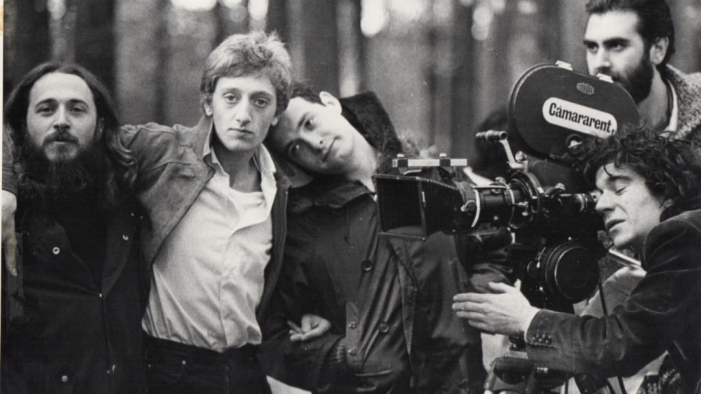 Quique San Francisco, junto a Juan Molina, Polo Aledo, Enrique Viciano y Oscar Ladoire, en 1978.