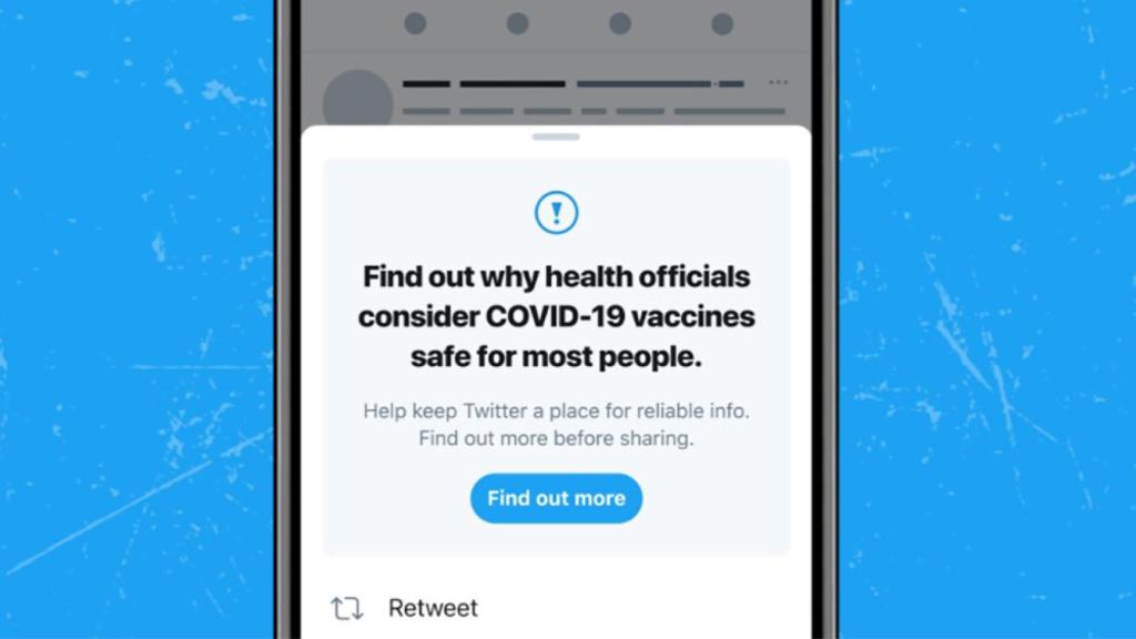 Nuevo aviso de Twitter.