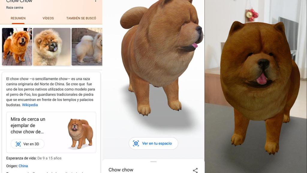 Realidad aumentada Google