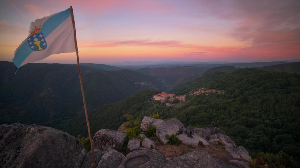 Vista desde el mirador do Castro, en los Cañones del Sil