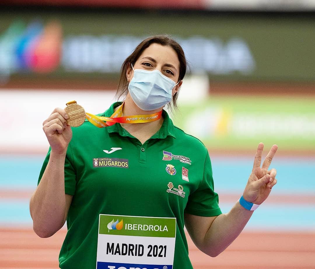 Belén Toimil consiguió su primer oro nacional absoluto el pasado 21 de febrero