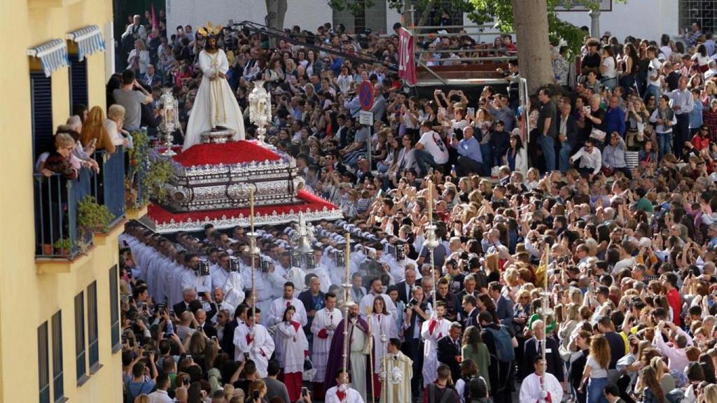 Salida de Jesús Cautivo. Málaga.