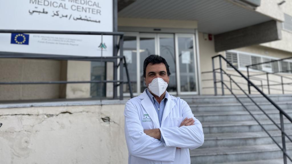 Carlos Camacho, vicepresidente del Sindicato Médico Andaluz en Málaga, este pasado jueves.