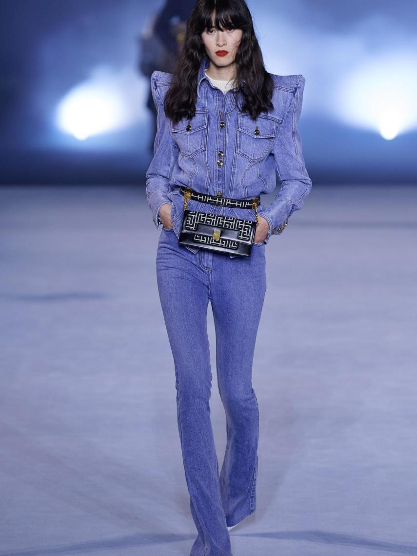 Desfile de Balmain en la Semana de la Moda de París.