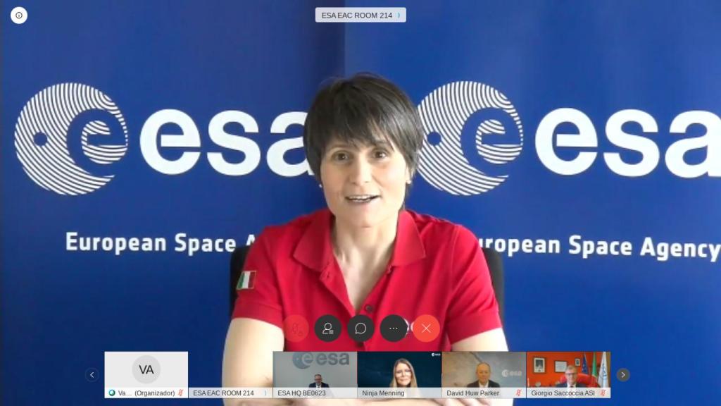 Samantha Cristoforetti, astronauta de la Agencia Espacial Europea.