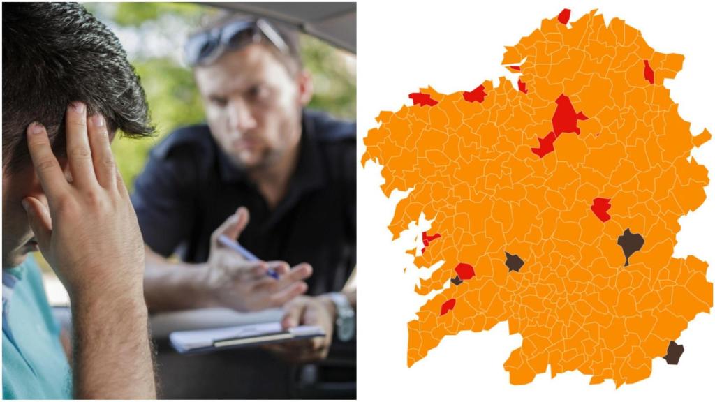Este es el mapa de Galicia de movilidad, hostelería y restricciones que está en vigor