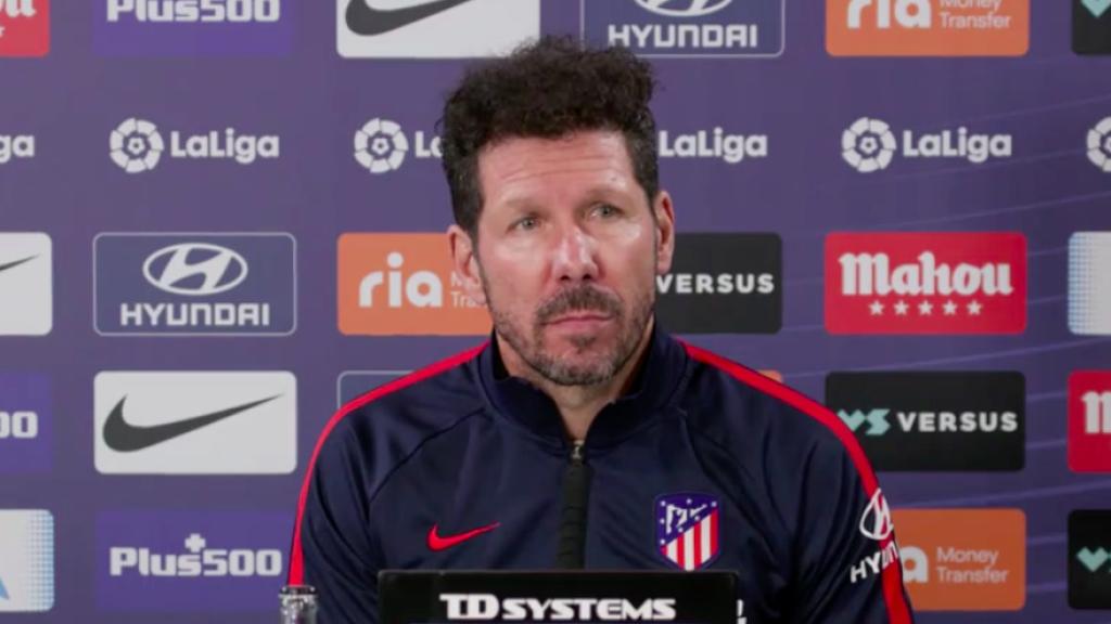 Simeone, en rueda de prensa