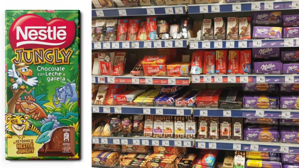 Dónde encontrar tabletas de chocolate Nestlé Jungly en A Coruña