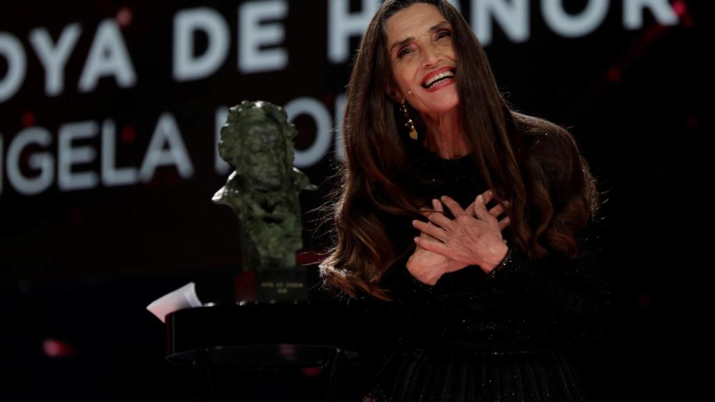 El premio a Ángela Molina, uno de los momentos más emocionantes.