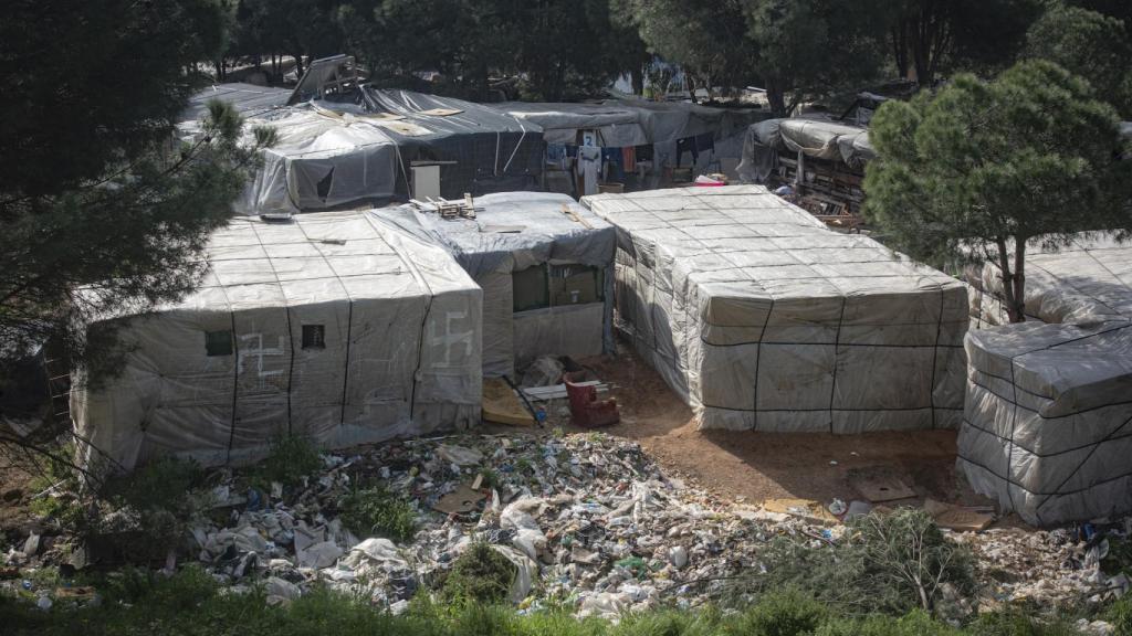 Poblado chabolista de Mazagón (Huelva).
