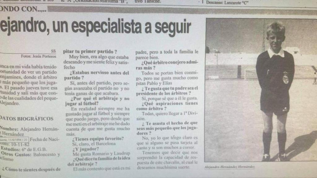 La entrevista de Hernández Hernández en la que reconoce que es del Barça