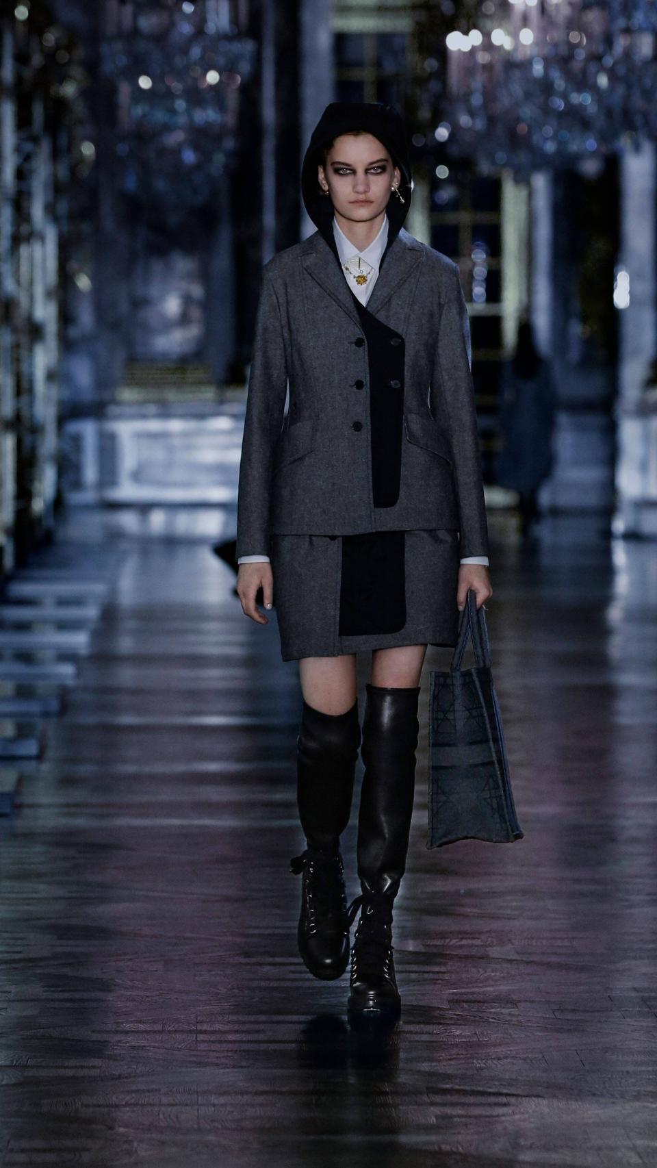 Imagen de ese desfile telemático de Dior en la Semana de la Moda de París.