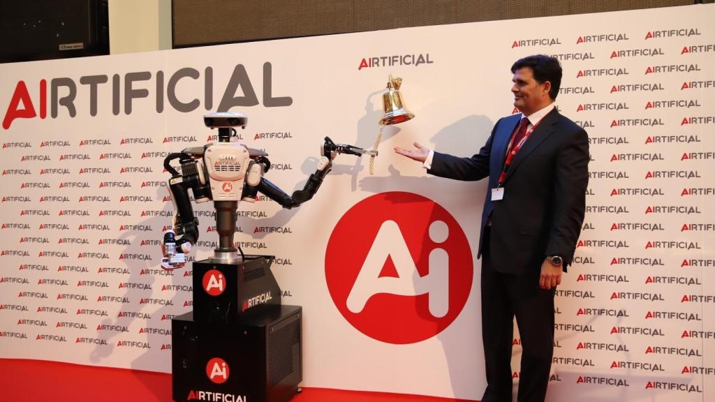Imagen de la salida a bolsa de Airtificial.