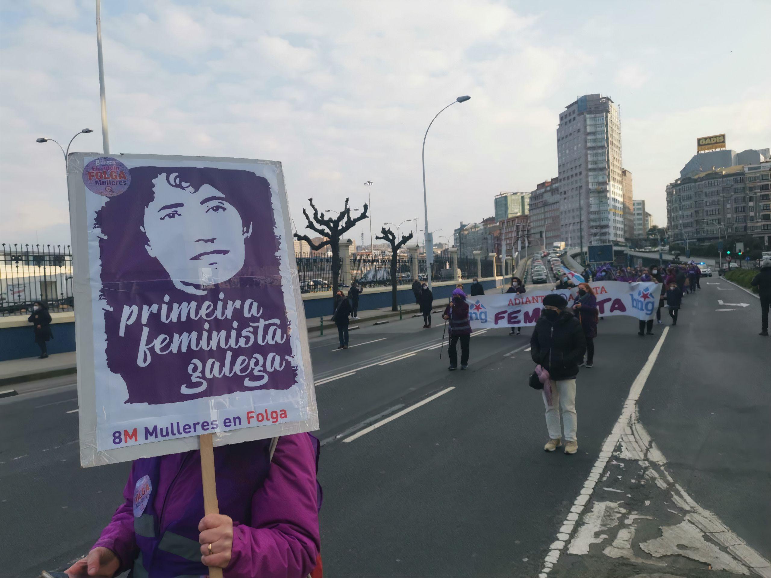 Manifestación del 8-M en A Coruña.