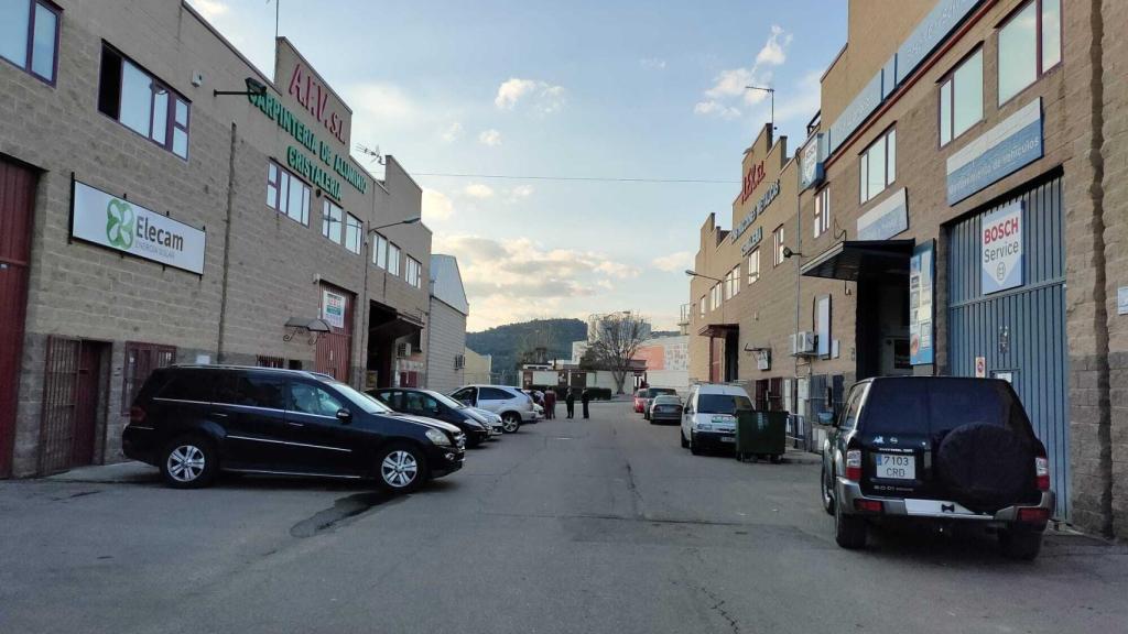 La calle donde trabajaba Fausto, en San Agustín de Guadalix.